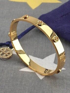 Tory Burch Miller Stud 7mm Bracelet in Gold (Brand New) Medium